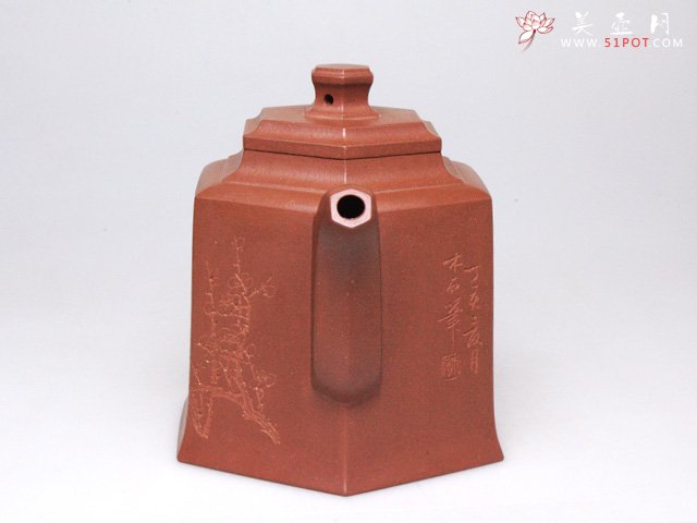 紫砂壶图片：六方钟形 - 美壶网