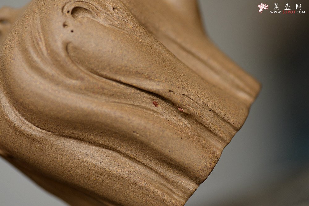 紫砂壶图片：刘秀全手经典作品 肌理自然生动 高挑挺拔 古朴之味~~颀长壶 - 美壶网