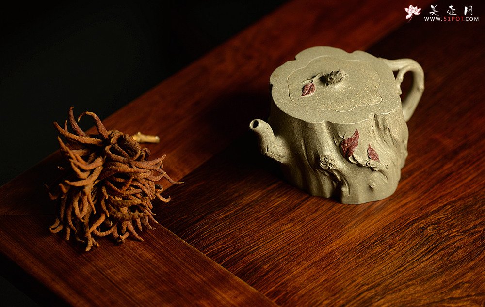 紫砂壶图片：学院派风格~ 郑志贤全手作品 秋吟 一缕秋风迎面来~ - 美壶网