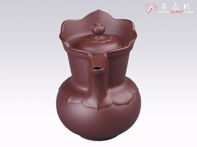 紫砂壶图片：菱花僧帽 - 美壶网