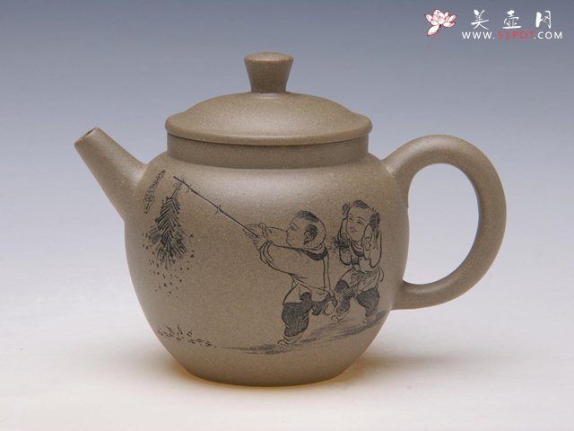 紫砂壶图片：童真童趣 - 美壶网