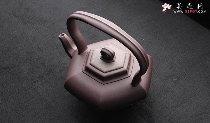 紫砂壶图片：六顺提梁 - 美壶网