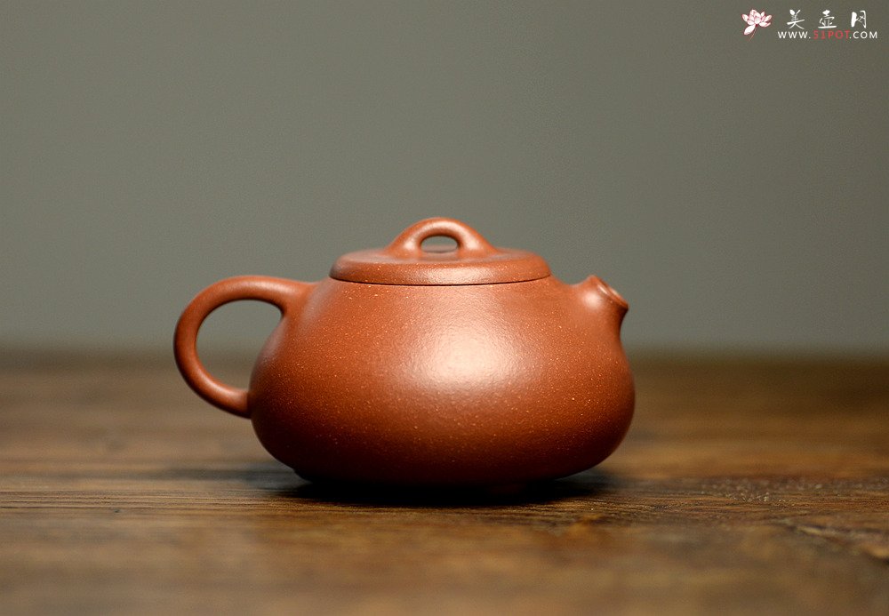 紫砂壶图片：优质降坡泥 周路健全手近作 禅瓢 实用耐品 - 美壶网
