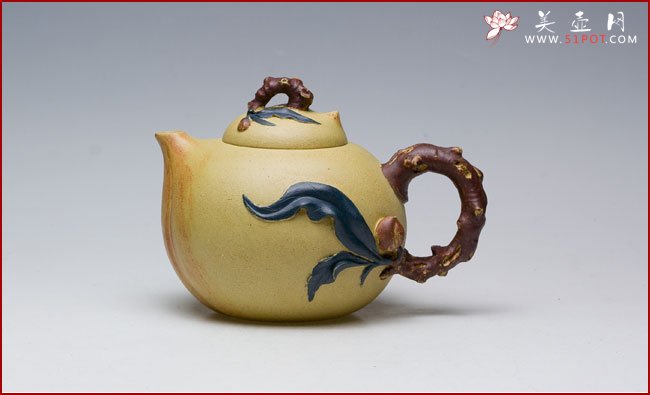 紫砂壶图片：蜜桃壶 - 美壶网