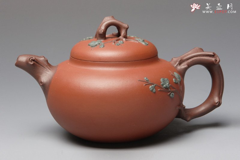 紫砂壶图片：喜梅壶 - 美壶网