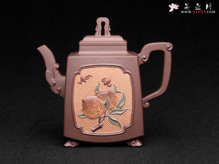 紫砂壶图片：福寿双全 - 美壶网