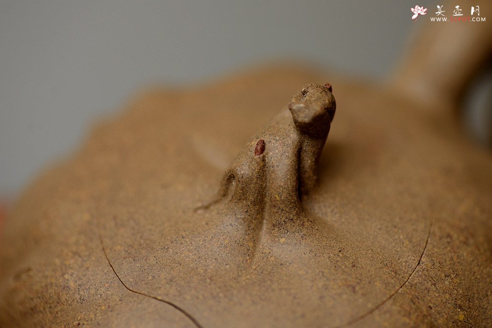 紫砂壶图片：刘秀全手经典作品 肌理自然生动 高挑挺拔 古朴之味~~颀长壶 - 美壶网