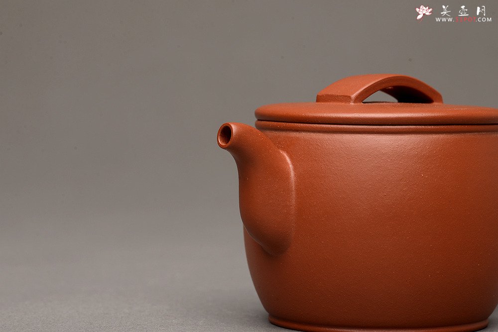 紫砂壶图片：王微全手新品 大口实用 优质朱泥~~全手小汉瓦 - 美壶网