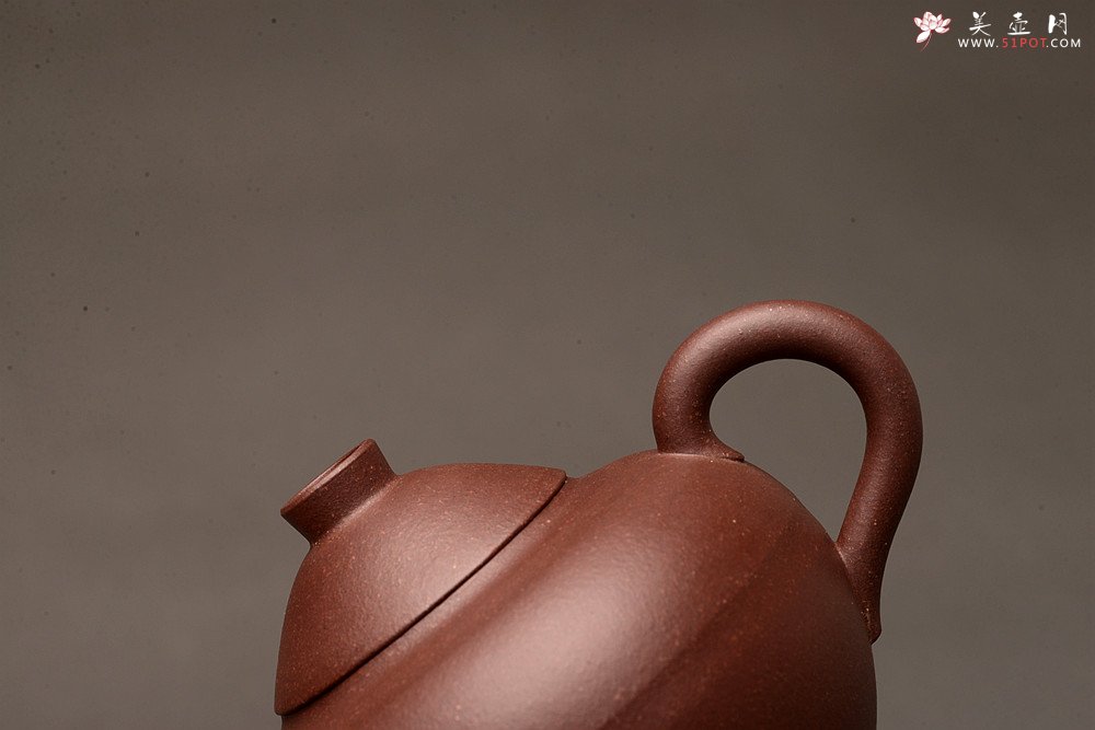 紫砂壶图片：詹黎明全手新作 古朴稳重 颇具个性 陶瓮 做工精致 - 美壶网