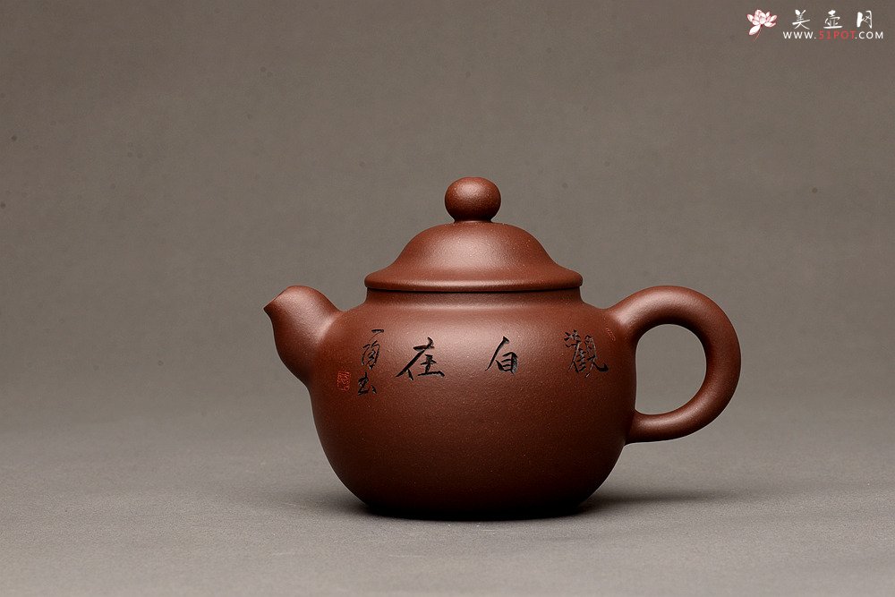 紫砂壶图片：圆润饱满 有趣实用 從心 - 美壶网