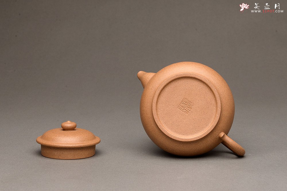 紫砂壶图片：颇有玩味 渐入佳境  全手乳丁 老段泥 - 美壶网