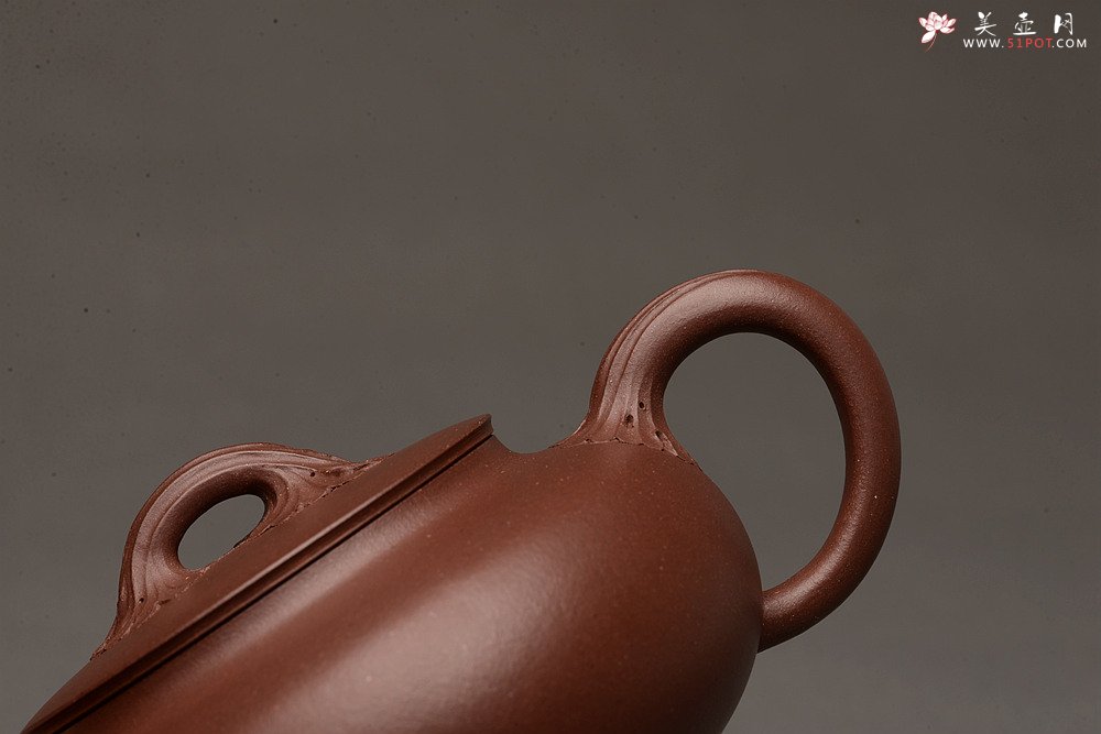 紫砂壶图片：线条流畅 别有风味o(∩_∩)o  新意花器 全手工知秋 - 美壶网
