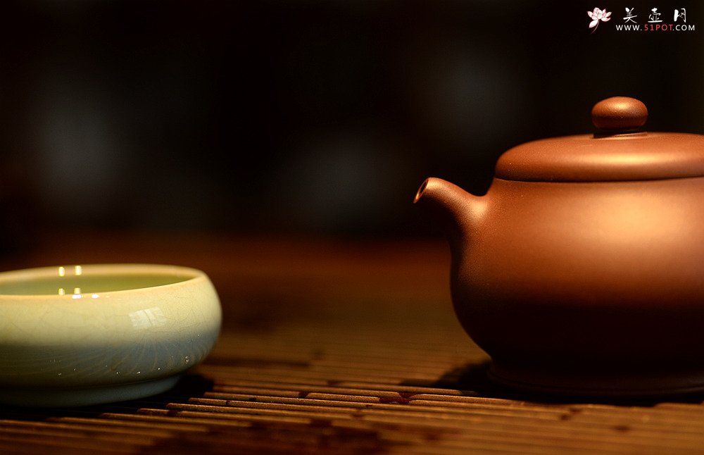 紫砂壶图片：美壶特惠 圆润饱满 大口实用 潘壶~~优质枣红泥 极易泡养 - 美壶网