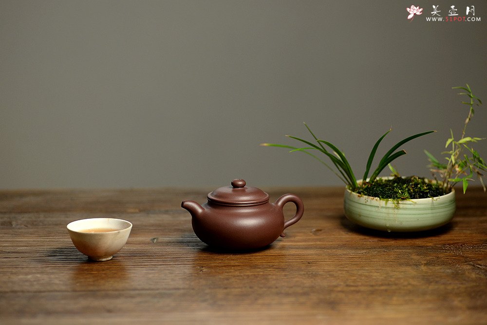 紫砂壶图片：秀雅风格 原矿优质紫泥  全手小仿古 传统实用小品 - 美壶网