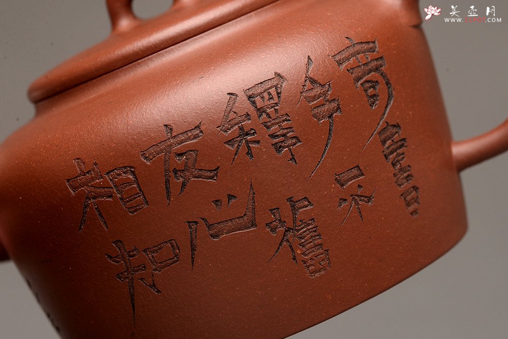 紫砂壶图片：詹黎明全手新品 高路精心装饰 文气雅致  做工精致 全手相知 - 美壶网