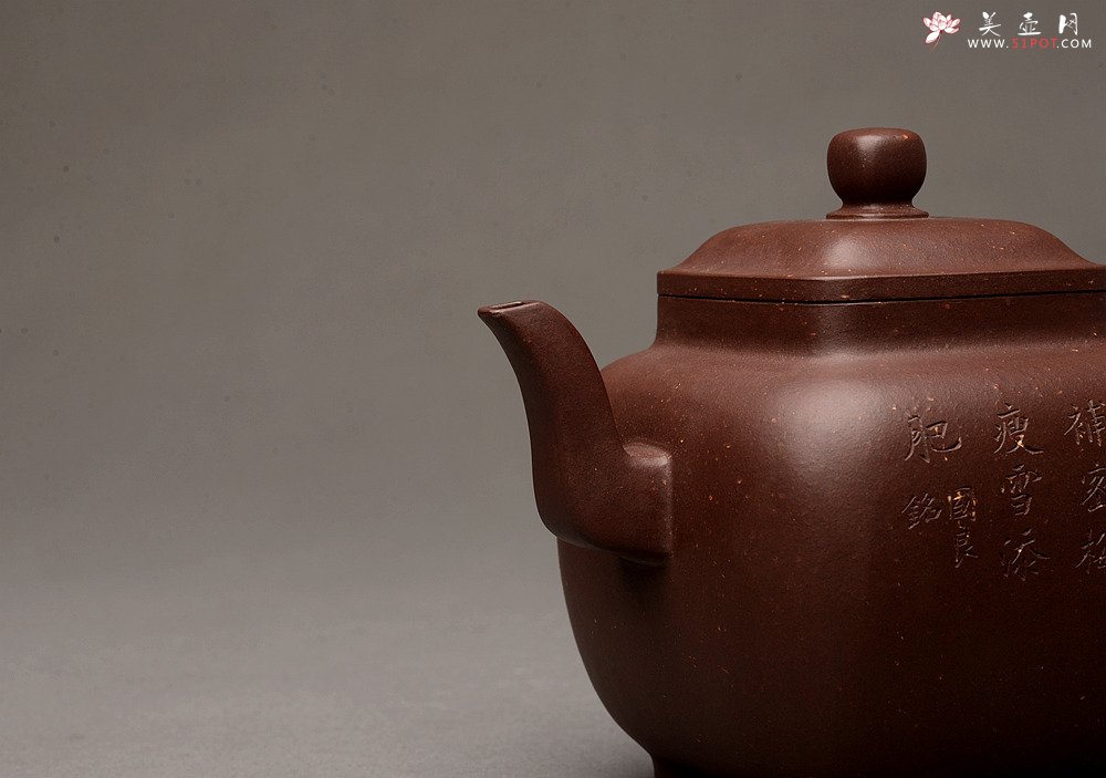 紫砂壶图片：许国良风雅装饰 实力许浒 浑厚高俊 精品代表作 全手鸣远四方 - 美壶网