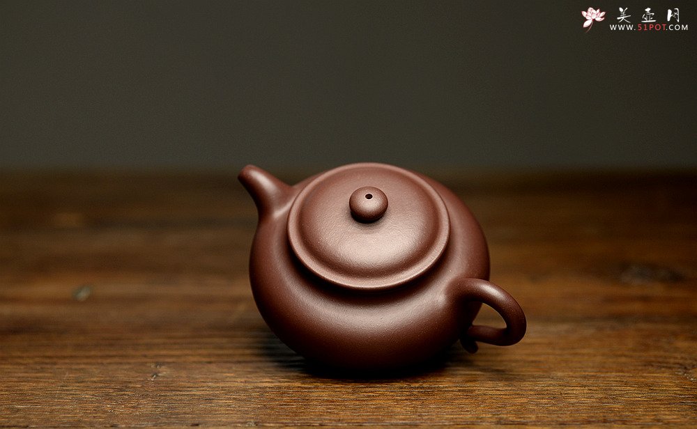 紫砂壶图片：秀雅风格 原矿优质紫泥  全手小仿古 传统实用小品 - 美壶网