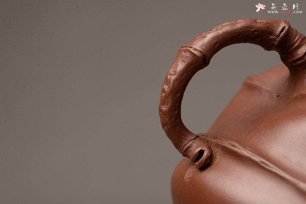 紫砂壶图片：花货新风尚 道法自然 妙趣横生 潘丹初乙未年全手之作 溪竹 - 美壶网