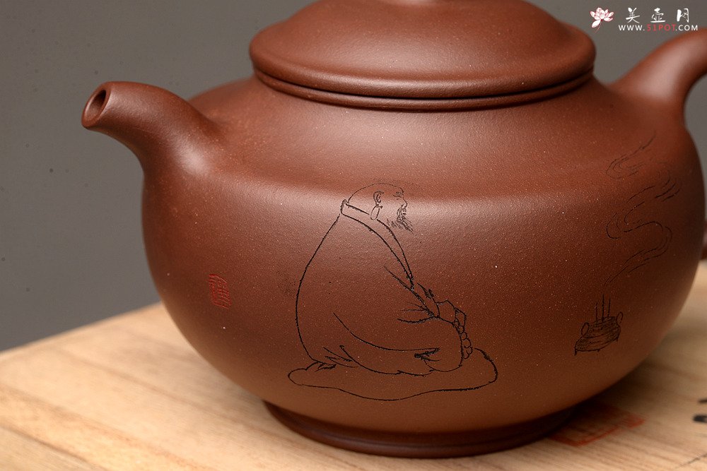 紫砂壶图片：灵巧喜人  宝鼎 - 美壶网