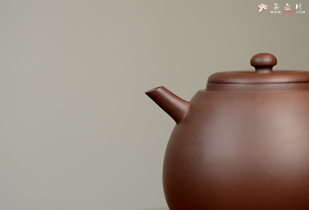 紫砂壶图片：美壶特惠 谭华斌近作 小龙蛋 钢管直流~球孔 古拙有味 - 美壶网