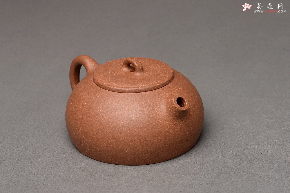 紫砂壶图片：张悦全手作品 段泥石权壶 优质老段 别有风味 实用可人 - 美壶网