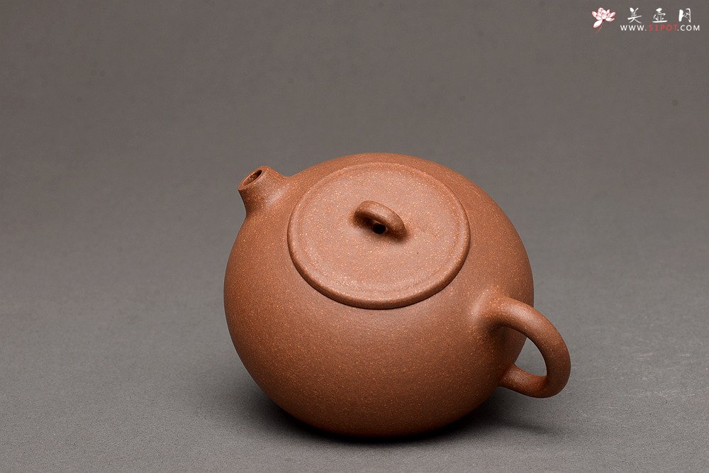 紫砂壶图片：张悦全手作品 段泥石权壶 优质老段 别有风味 实用可人 - 美壶网