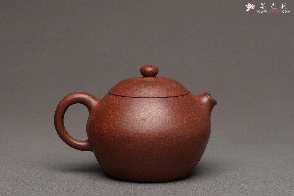 紫砂壶图片：饱满圆润 古朴可爱 全手龙蛋 实用佳品！ - 美壶网