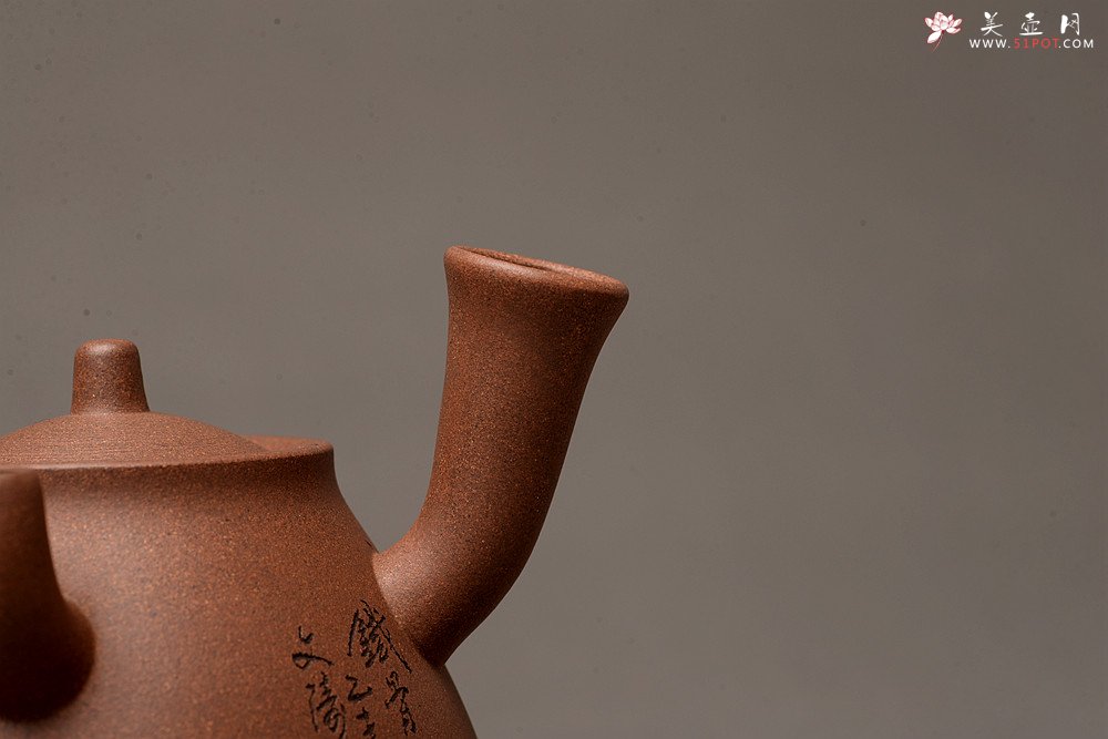 紫砂壶图片：淞庐出品 全手佳作 文气十足~ 大力水手之梅花急须 国助文涛装饰 - 美壶网