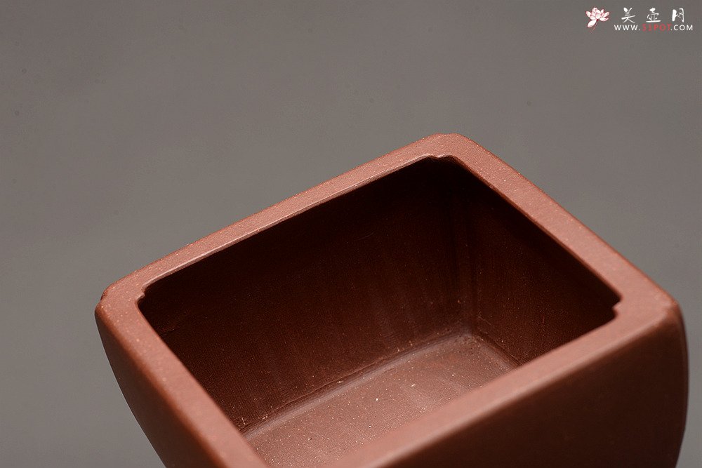 紫砂壶图片：张秋平全手四方花盆 美壶网回馈之作 更加漂亮  - 美壶网