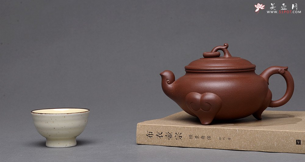 紫砂壶图片：于洪霞全手作品 寓意吉祥 做工精致 俊美实用 三阳开泰 - 美壶网