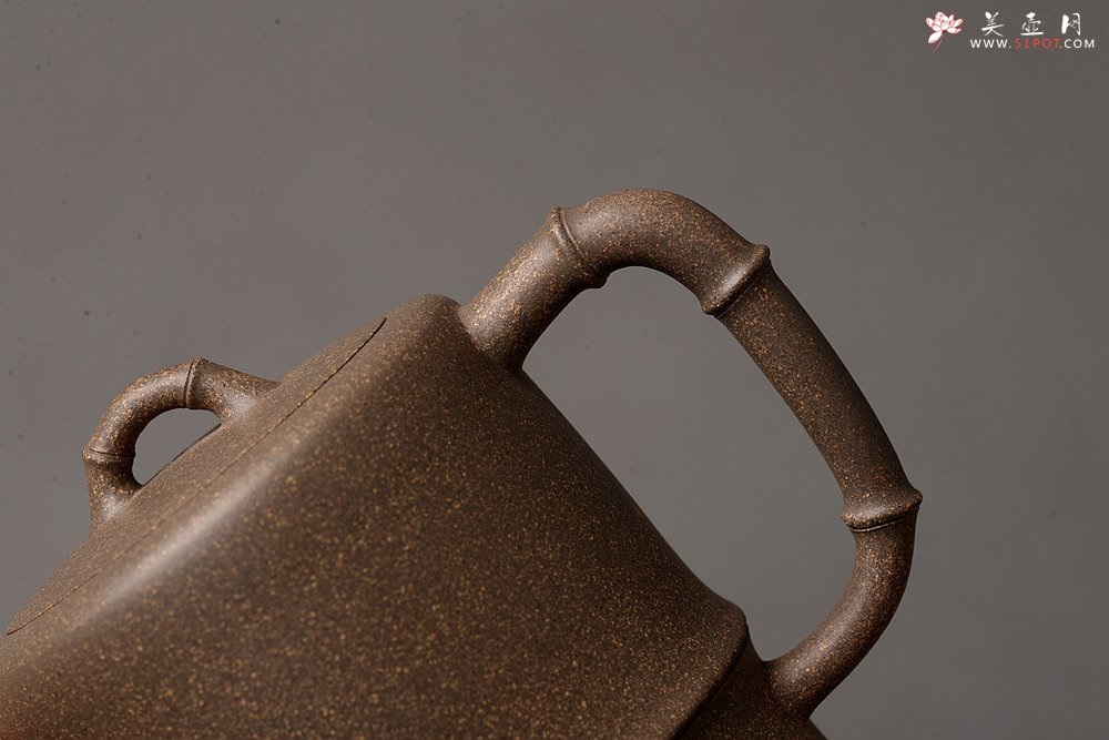 紫砂壶图片：钱建荷丙申年全手新作 寓意吉祥  优质青段 竹韵清风 节节高升 - 美壶网