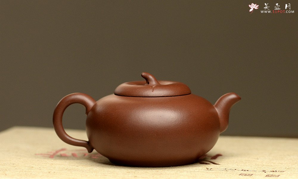 紫砂壶图片：王微丙申年全手新品 做工精致 灵巧秀雅  柿圆壶 - 美壶网