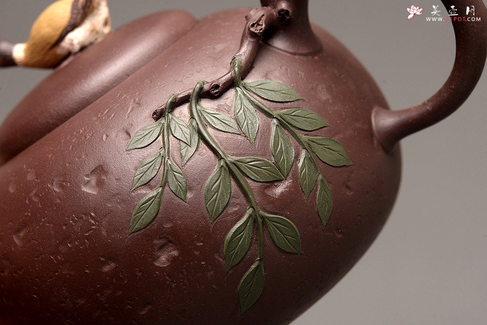紫砂壶图片：诗情画意 春江水暖鸭先知 孙伟强张新亚原创作品 玩味不绝 - 美壶网
