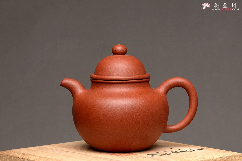 紫砂壶图片：美壶特惠 优质红皮龙 传统经典 寿珍掇球 - 美壶网
