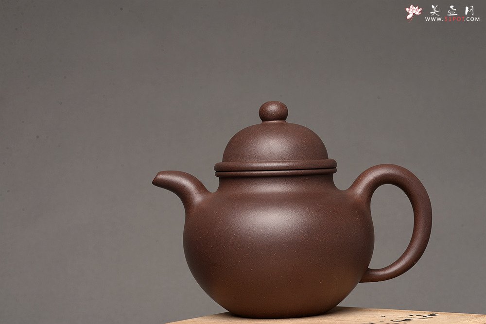 紫砂壶图片：深得其味 全手寿珍掇球 霸气 经典再现 - 美壶网
