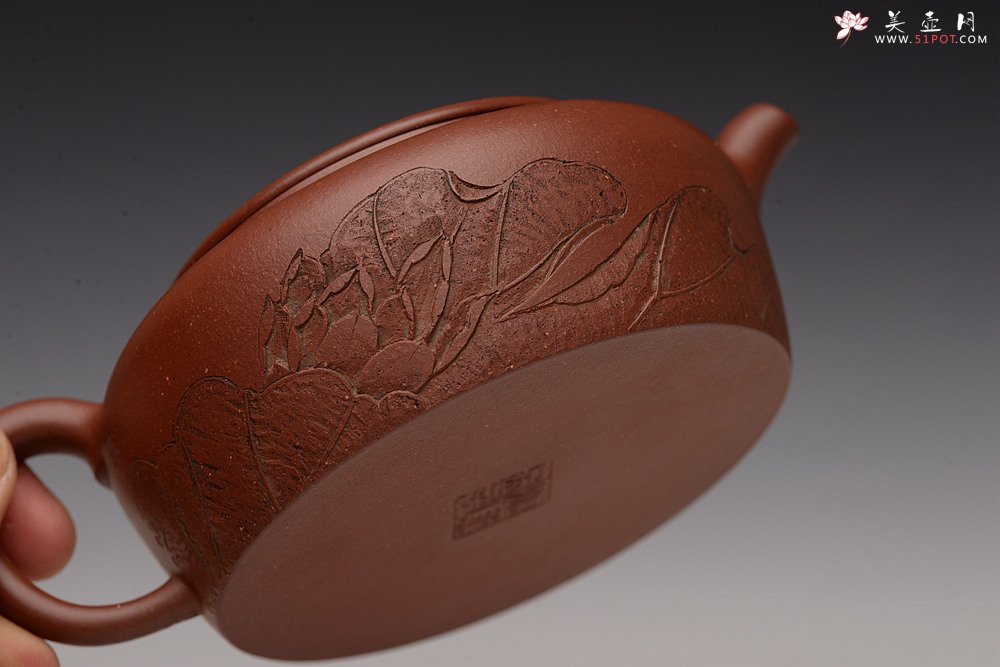 紫砂壶图片：詹黎明乙未秋全手精品 怀古井栏 陆逸舟文心装饰 素雅耐品 大口实用 - 美壶网