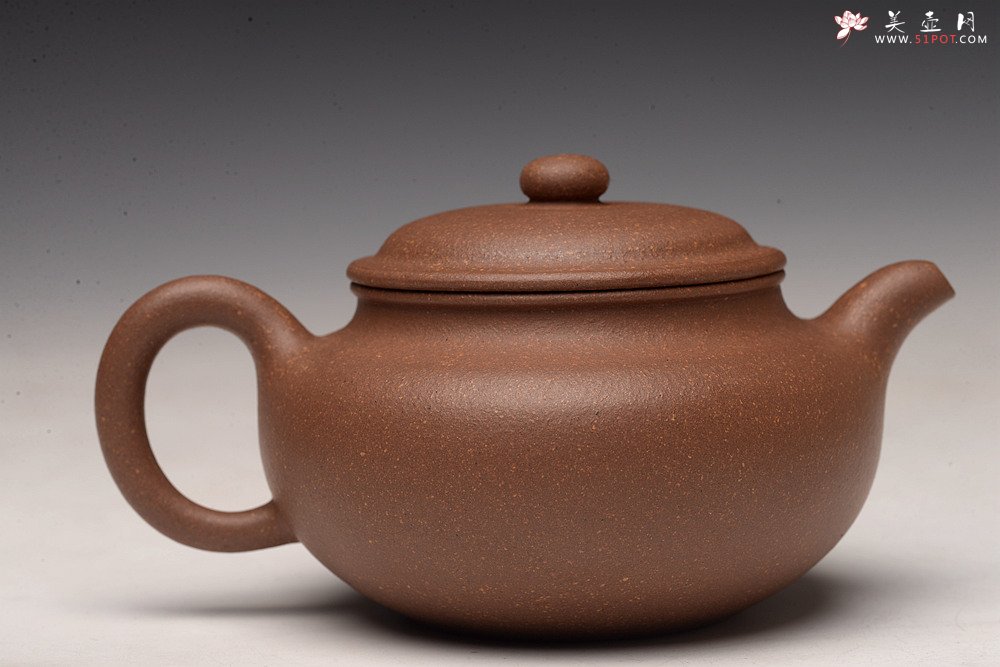 紫砂壶图片：张悦全手作品 优质老段泥 传统经典 全手仿古 - 美壶网