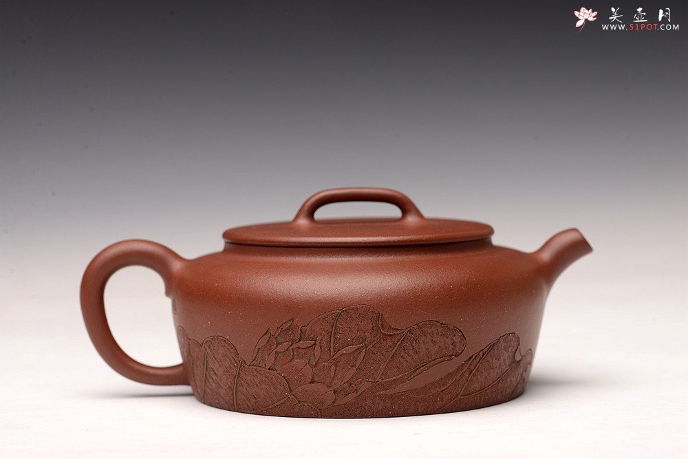 紫砂壶图片：詹黎明乙未秋全手精品 怀古井栏 陆逸舟文心装饰 素雅耐品 大口实用 - 美壶网