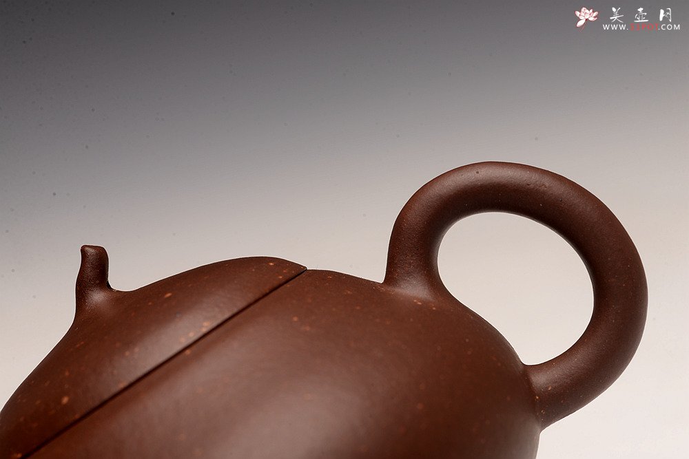 紫砂壶图片：张悦乙未年冬全手作品 调砂老紫泥~全手小瓜 颇具韵律  实用可人 - 美壶网