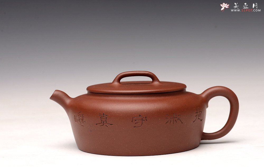 紫砂壶图片：詹黎明乙未秋全手精品 怀古井栏 陆逸舟文心装饰 素雅耐品 大口实用 - 美壶网