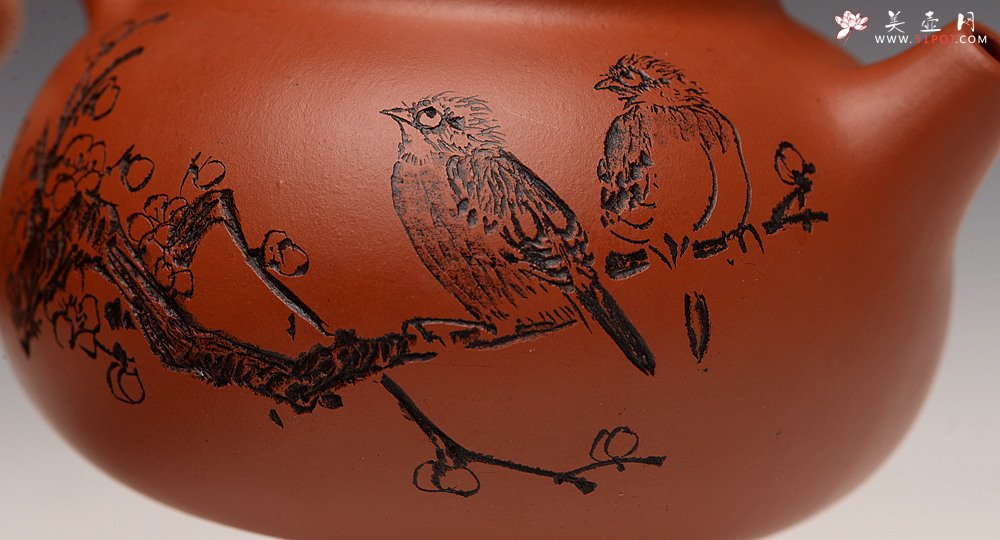 紫砂壶图片：茶盘尤物 原矿纯朱泥 红玉 饱满可人 赏玩皆宜 - 美壶网