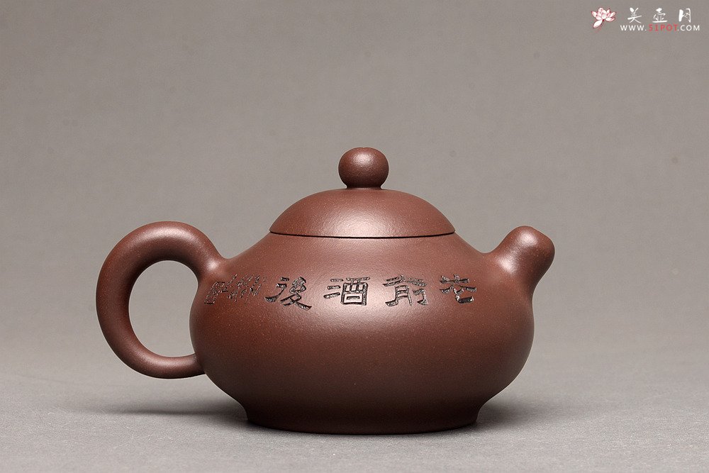 紫砂壶图片：谭华斌近作 道洪风格之珠韵 刀法精炼 美壶特惠 - 美壶网