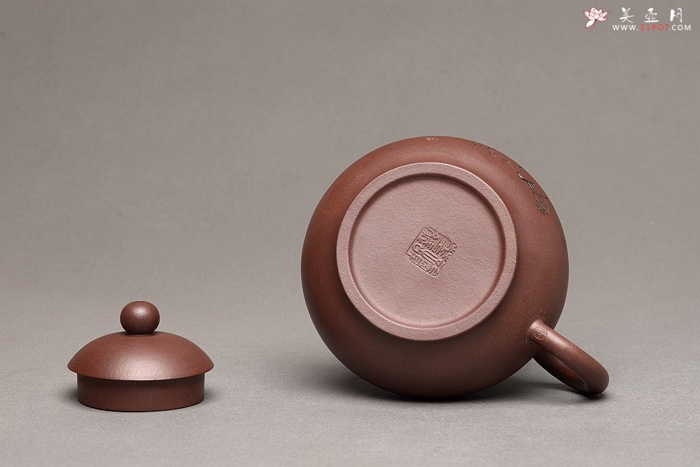 紫砂壶图片：谭华斌近作 道洪风格之珠韵 刀法精炼 美壶特惠 - 美壶网