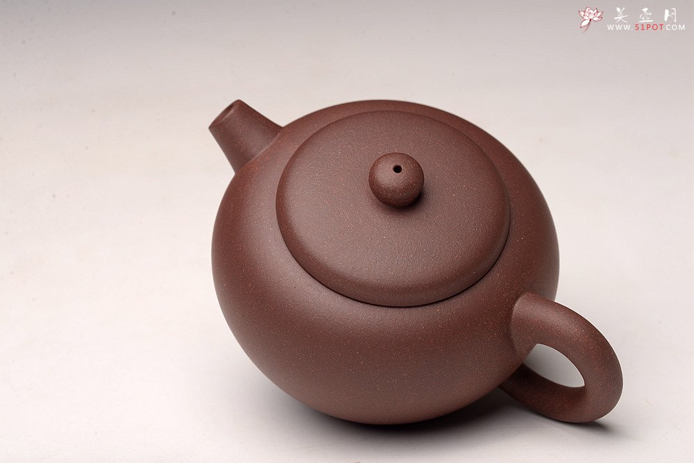 紫砂壶图片：鸿渝山房新品 美壶特惠   拙朴之风 杀茶利器 茶人最爱 矮巨轮 - 美壶网