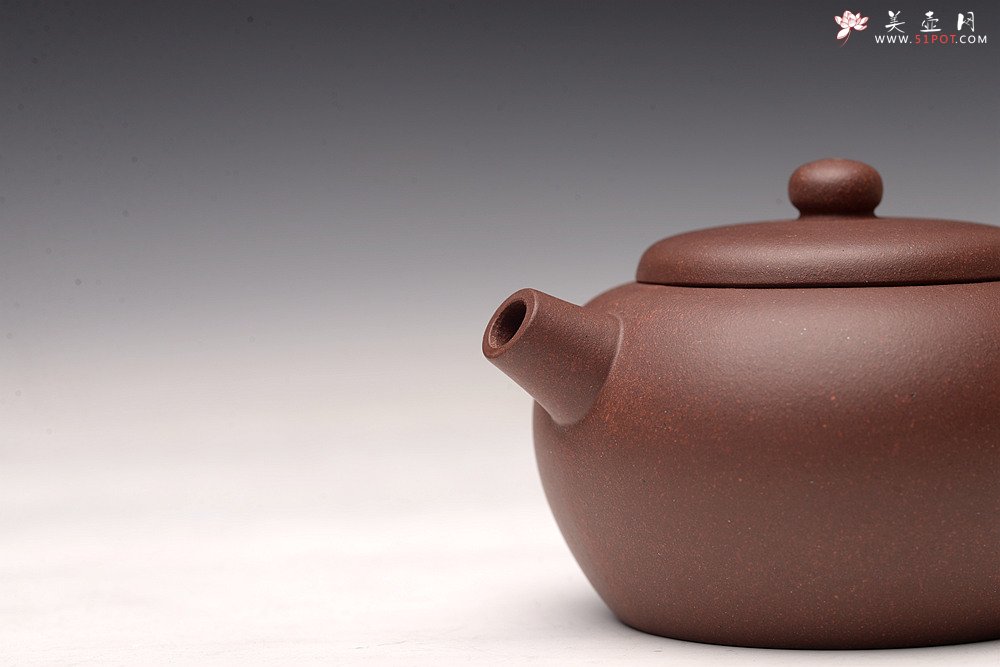 紫砂壶图片：鸿渝山房新品 美壶特惠   拙朴之风 杀茶利器 茶人最爱 矮巨轮 - 美壶网