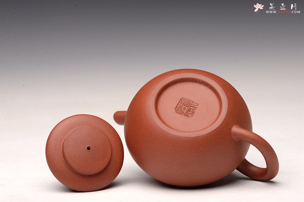 紫砂壶图片：美壶特惠  颇具特色 茶人最爱 古拙巨轮珠 独孔 不锈钢滤网 - 美壶网