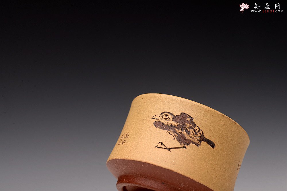 紫砂壶图片：禅定杯 精品品茗杯 清水泥粉段泥 - 美壶网