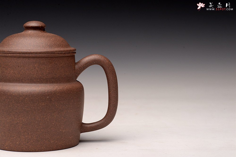 紫砂壶图片：淞庐全手新作 端庄沉稳 文气 高执 - 美壶网