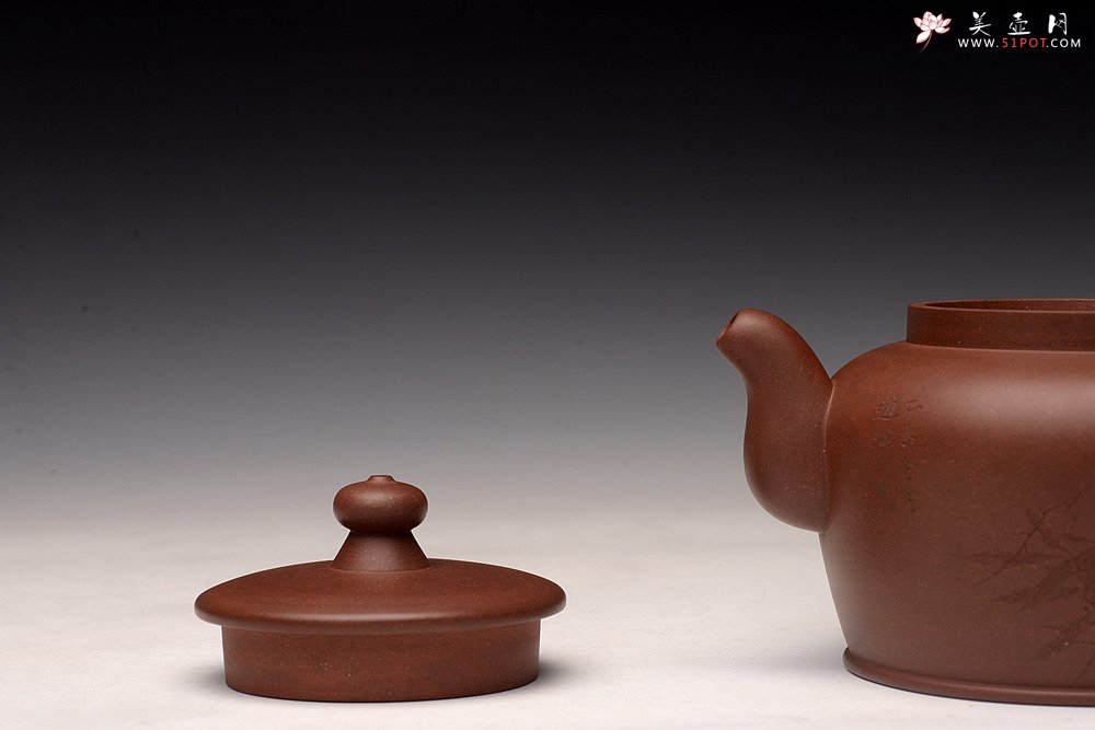 紫砂壶图片： 詹黎明、赵辉强强联合之收藏精品 全手精工 雄厚圆润 大宝相 - 美壶网