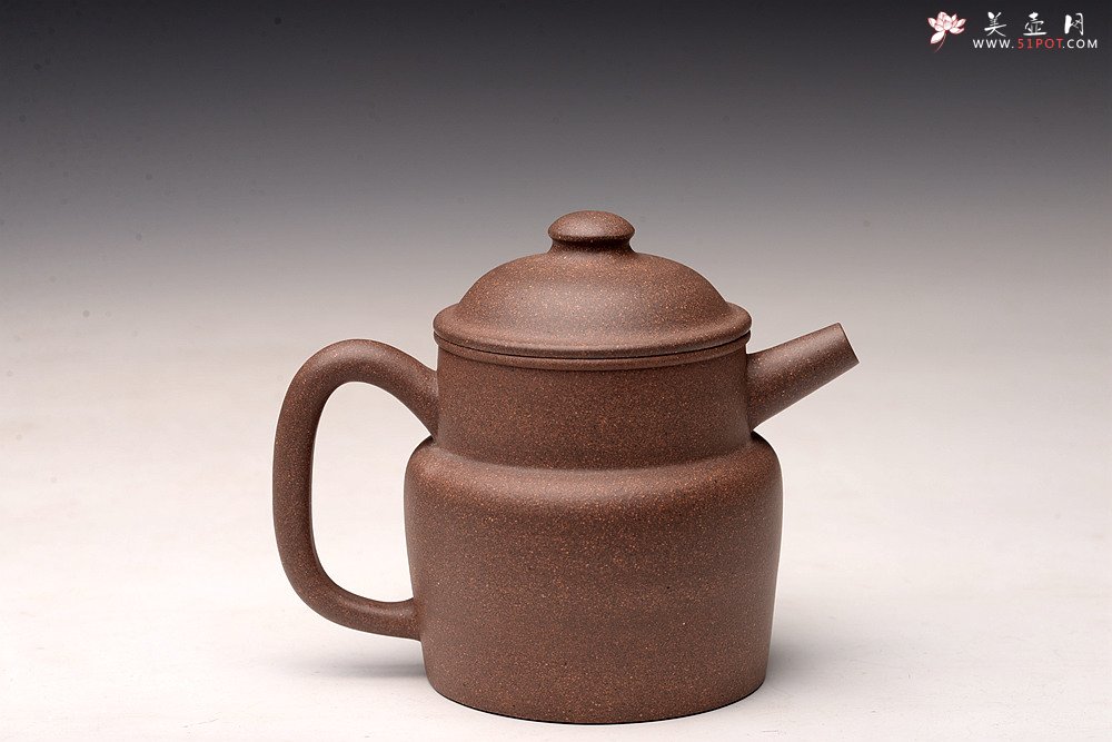紫砂壶图片：淞庐全手新作 端庄沉稳 文气 高执 - 美壶网